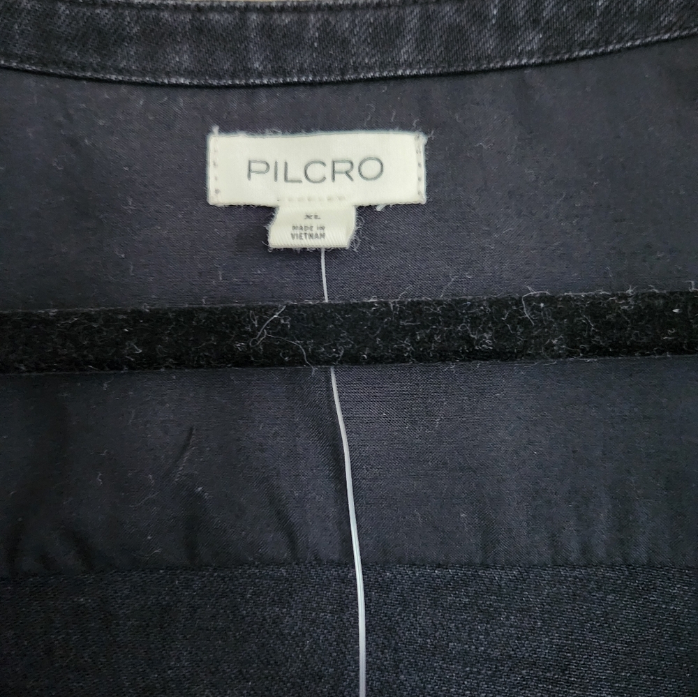 NWT ANTHROPOLOGIE Pilcro Puff-Sleeve Denim Mini Dress Size XL - Picture 7 of 7
